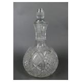 EAPG Pressed Glass Beverage Decanter