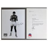 Vintage Autographed Ron Lyle Photograph More