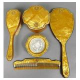 Celluloid Mirror, Brush, Comb, and More! (5)