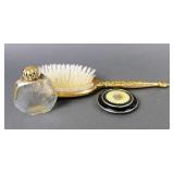Hairbrush, Compact, Perfume Bottle