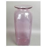 Purple Glass Floor Vase