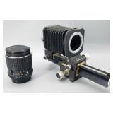 Pentax-M 1:3.5 135mm Camera Lens & Bellows