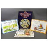 Vintage Winnie-The-Pooh & Tolkien Calendars + (4)