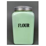 Jadeite Flour Canister