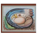 Jim Connally (1945-2021), "Eagle & Egg" Original