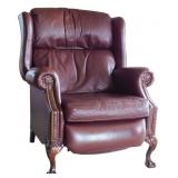 Mortioncraft by Sherrill 3-Way Leather Recliner