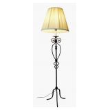 Black Iron 3-Way Floor Lamp