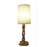 Vintage Maple Twist Table Lamp
