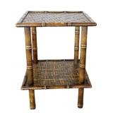 Vintage Bamboo Look Side / End Table