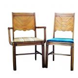 Antique Quarter Sawn Oak Helmers Chairs