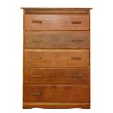 Vintage Pine Tallboy Dresser