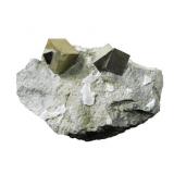 Pyrite Cubes in Matrix Mineral Specimen