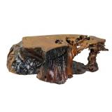 Vintage Cypress Wood Trinket Box