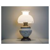 Vintage Converted Kerosene Chamber Lamp