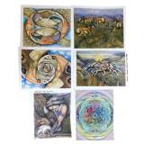 Jim Connally Giclée Fine Art Signed Prints (6)