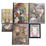 Jim Connally Cibachrome Fine Art Signed Prints (6)