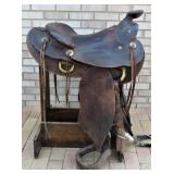 Western Reining Saddle, Saddle King Of Texas