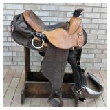 Western Roping Saddle, Fabtron #7116