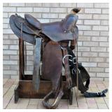 Western Reining Saddle, Saddle King Of Texas
