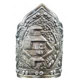 Stunning Vintage Chinese Silver Gauntlet Cuff