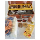 Jewelry Making/Crafting Supplies + Vtg. TackleBox