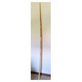 Hand Carved Walking Stick 80"