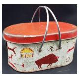 Vintage Native American Tin Lunch Box
