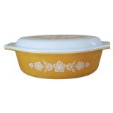 Pyrex 045 Casserole Dish & 945-C19 Lid
