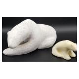 Polar Bear Figurines (2)
