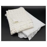 White Lace Tablecloths (2)