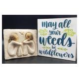 NEW Willow Tree Friendship & Wood Décor (2)