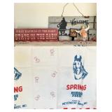 Table Cloth, Signs , Night Lights