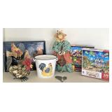 Rooster / Chicken Decor, Puzzles