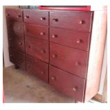 12-Drawer Homemade Dresser