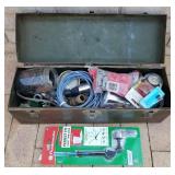 Metal Toolbox w/ Contents
