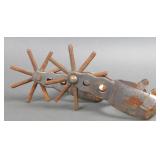 Antique Cast Iron Western Spurs