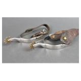Stainless Steel Western Spurs