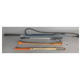 Rawhide & Leather Riding Crops + (4)