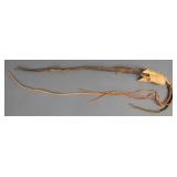 Vintage Braided Leather Horse Crop