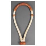 Vintage Woven Rawhide & Leather Bosal
