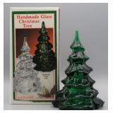 Fenton Handmade Glass Christmas Tree