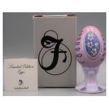 Fenton Limited Edition Blue Burmese Egg