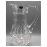 Violetta Hand Cut Lead Crystal Pitcher