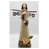 Decorative Wooden Angel Figurine