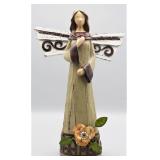 Decorative Wooden Angel Figurine