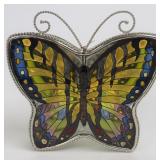 Beautiful Stained Glass Butterfly Jewelry Box