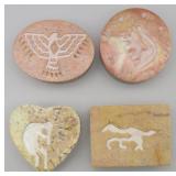 Native American Stone Jewelry Boxes (4)