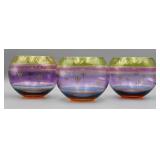 Romanian Euroglass Hand Made Vases (3)