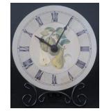 Stoney Creek Pear Motif Clock