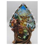 Handpainted Arrowhead Glass With Sculpted Holder